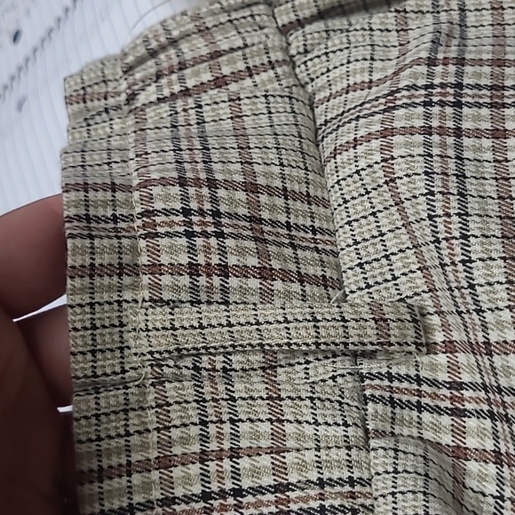 SO good for life Plaid high waist dress pants large - Picture 8 of 8